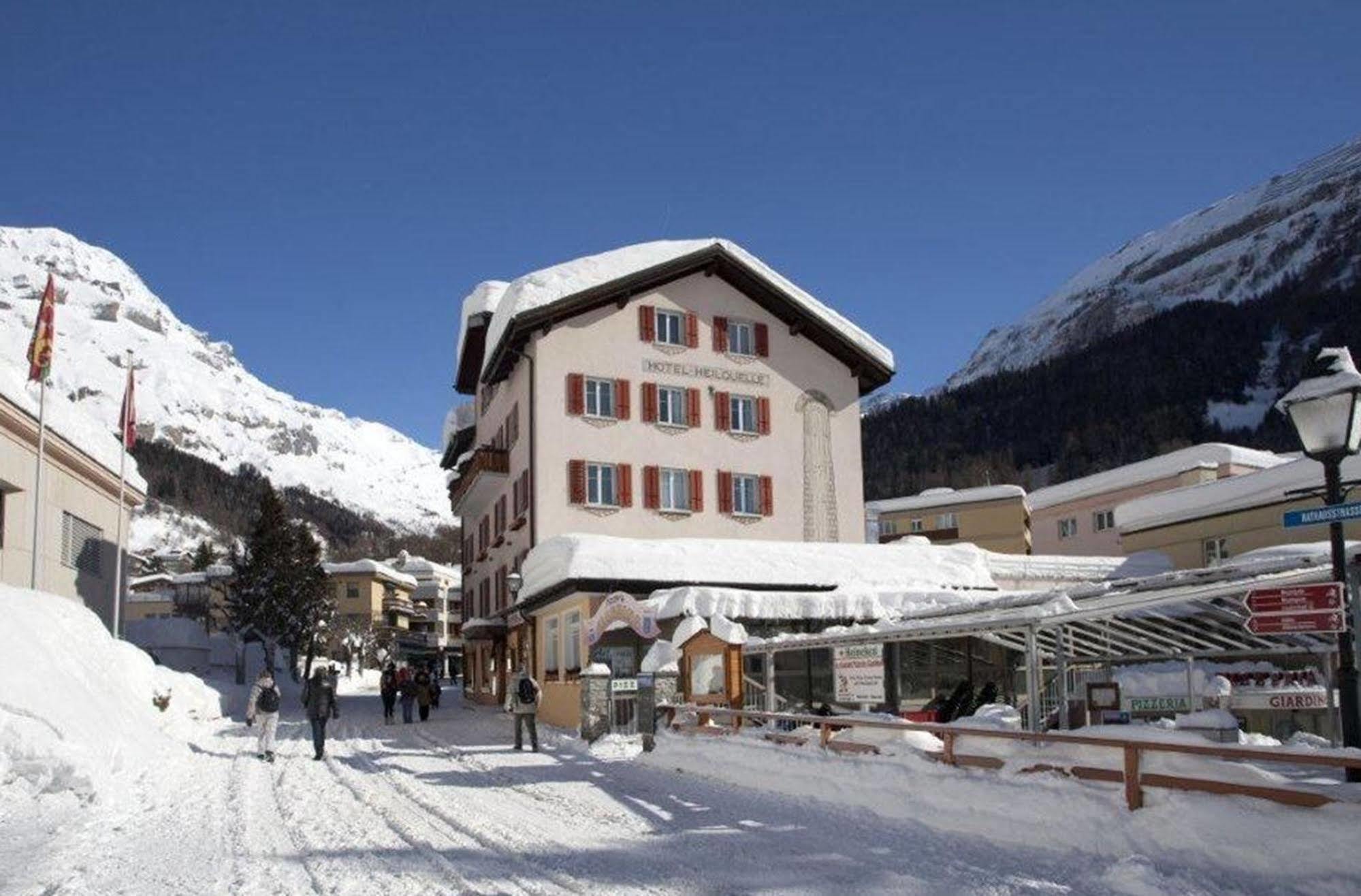 Hotel Heilquelle-Leukerbad-Therme 외부 사진